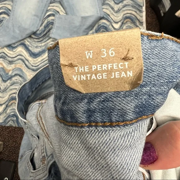 Madewell Curvy Plus The Perfect Vintage Jean in Fitzgerald Wash 34 & 36 - Picture 6 of 10